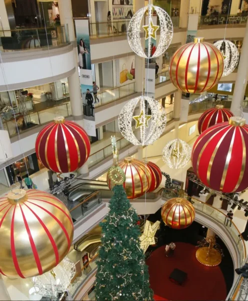 Decoratie ballen kerst winkel centra