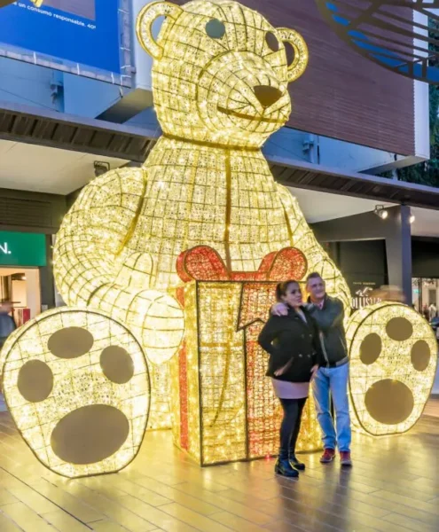 Led verlichting beer winkelcentrum