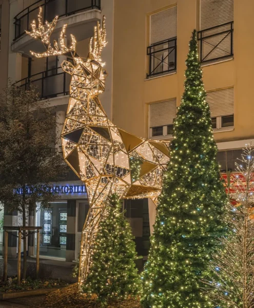 Kerstverlichting rendier ornament led